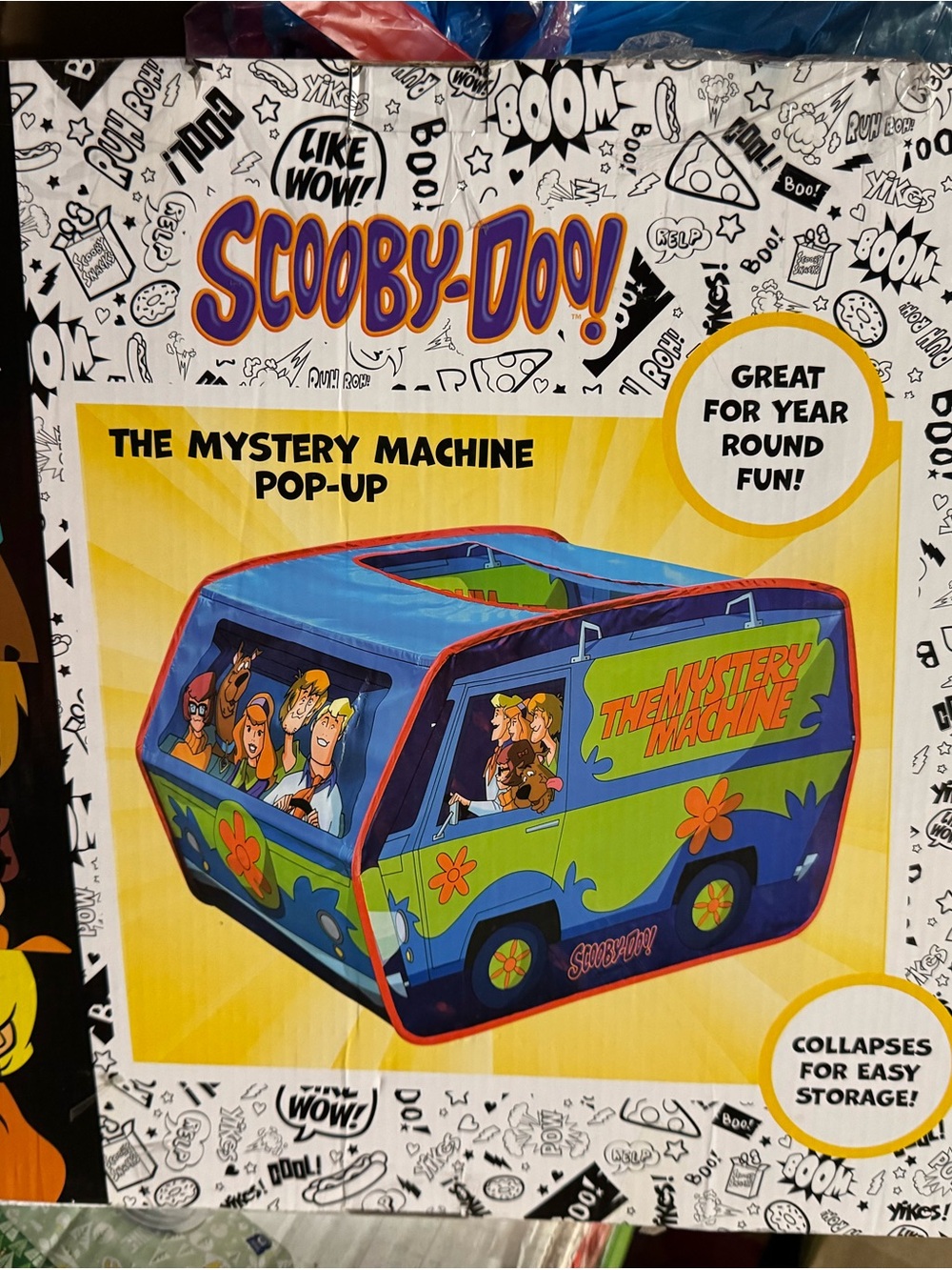 ! The Mystery Machine Pop-Up Play Tent - Blue & Green